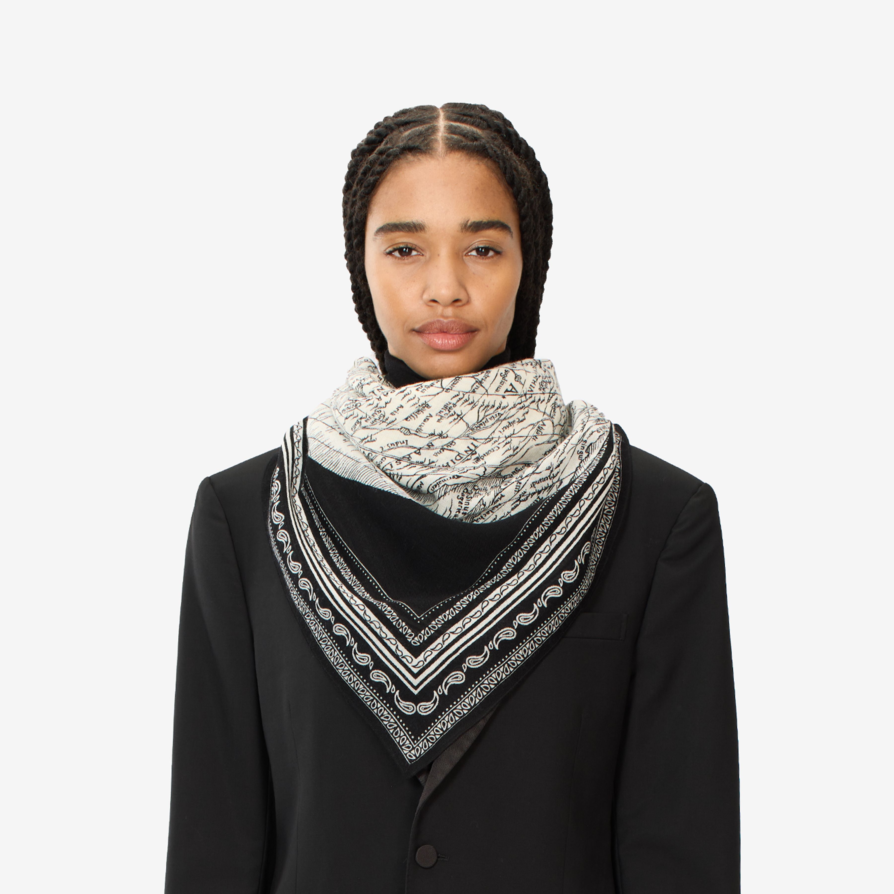 Square 130 - Mappemonde - Black