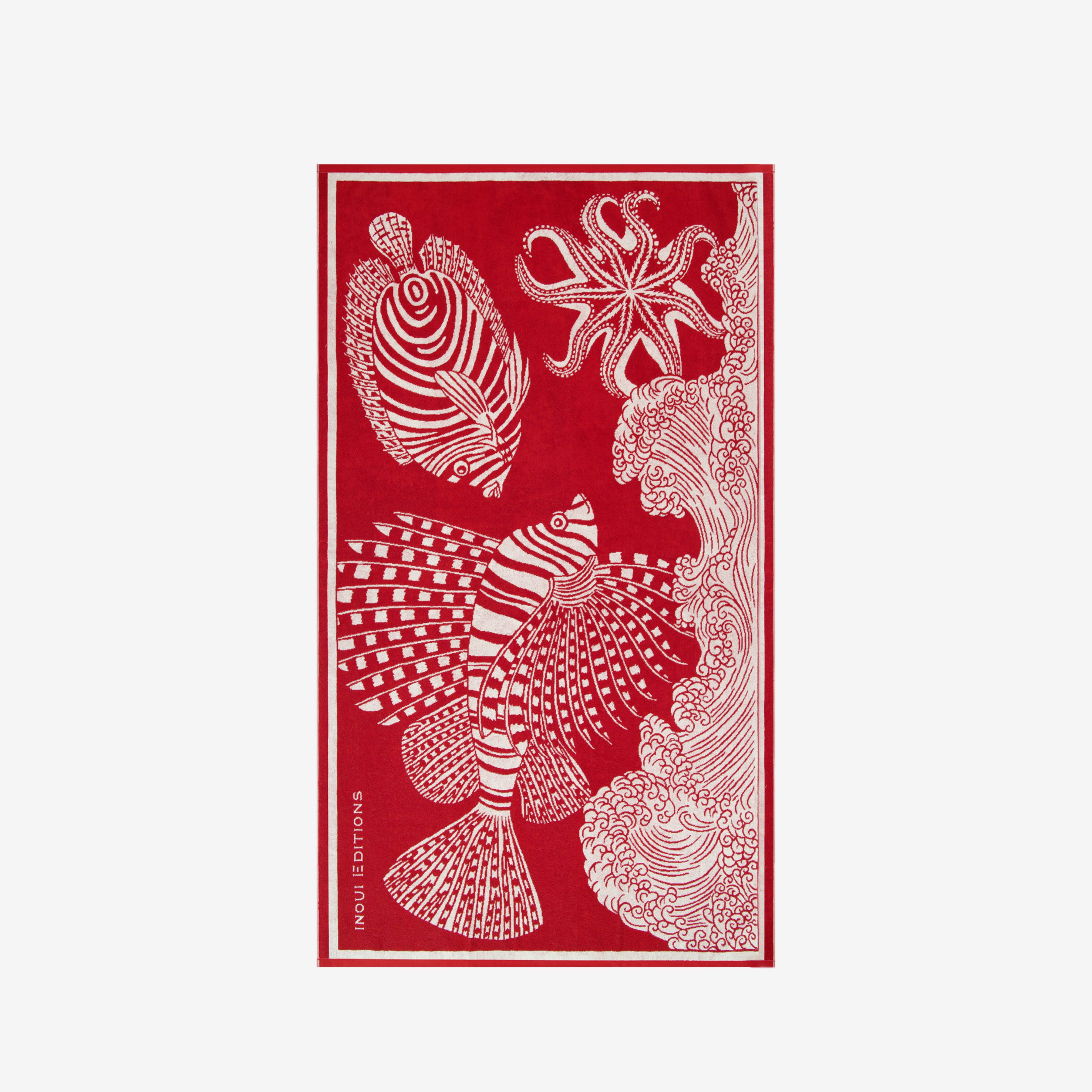 Beach Towel 100 - Poseidon - Red