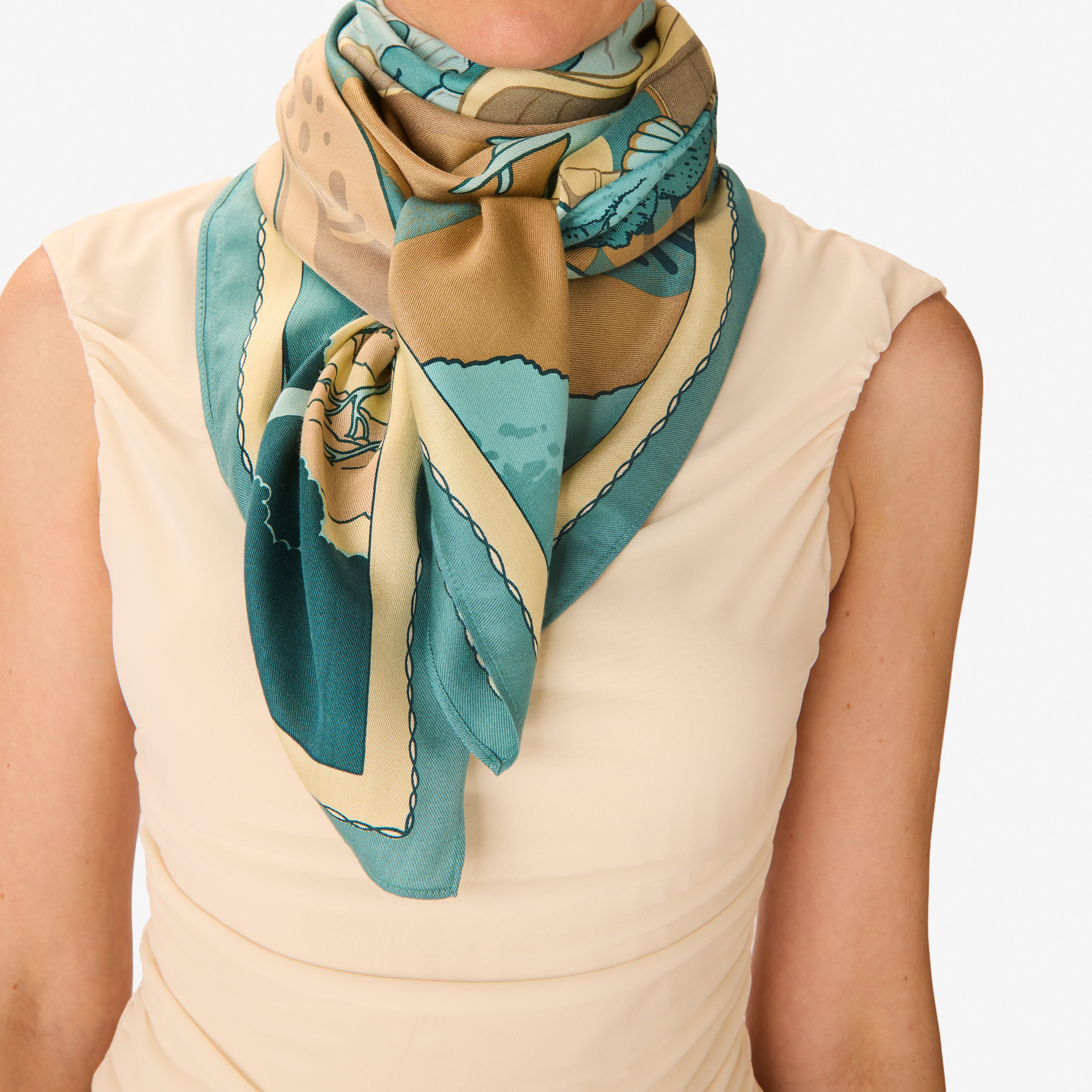 Square 100 - Jardin - Turquoise