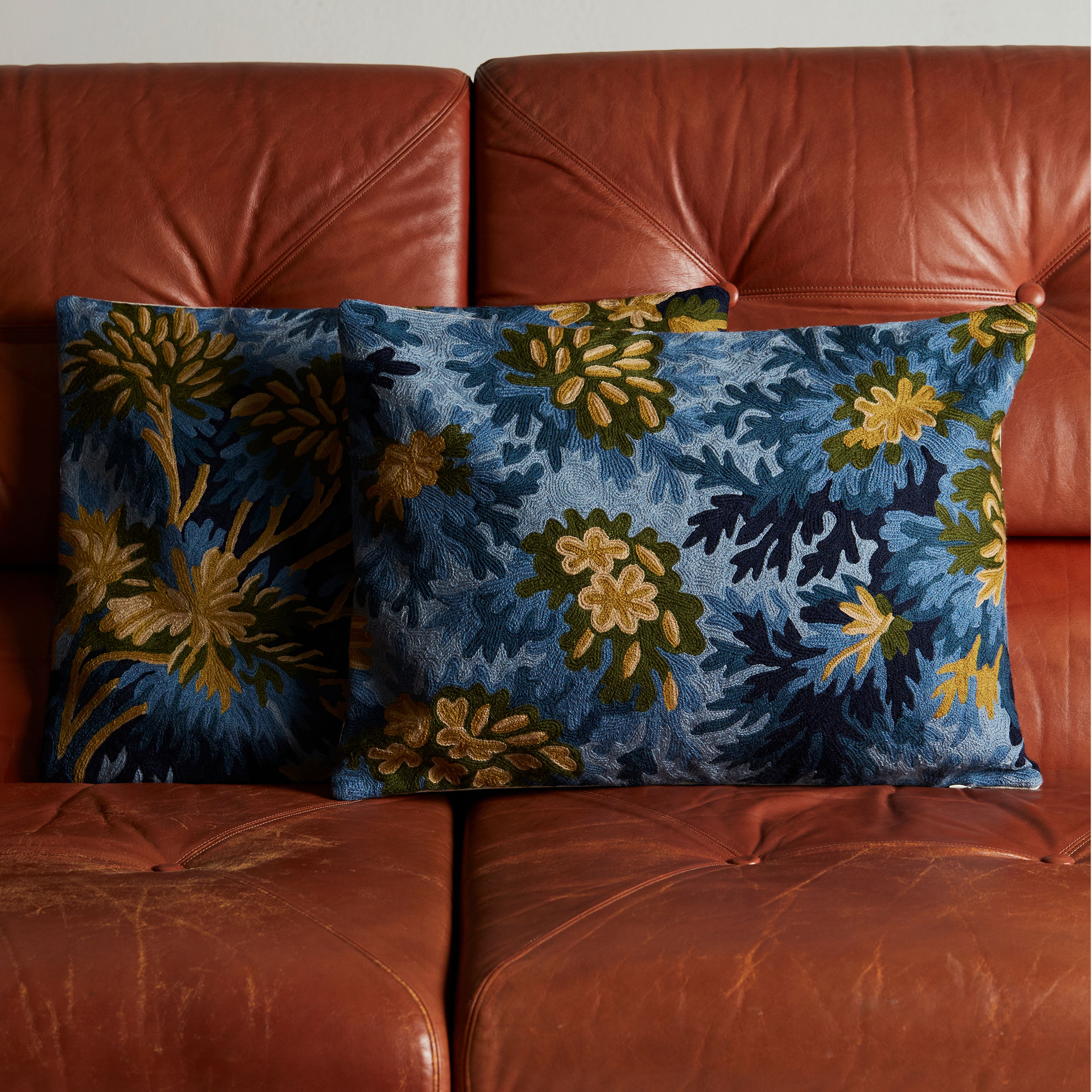 Cushion Cover 40 - Fontainebleau - Duck Blue