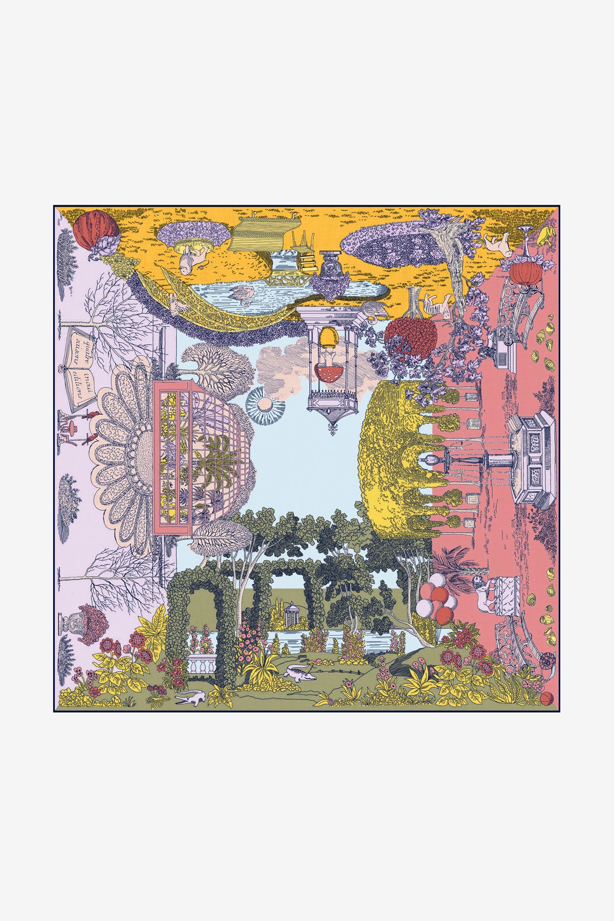 Carré 100 - Quatre Saisons - Pastel