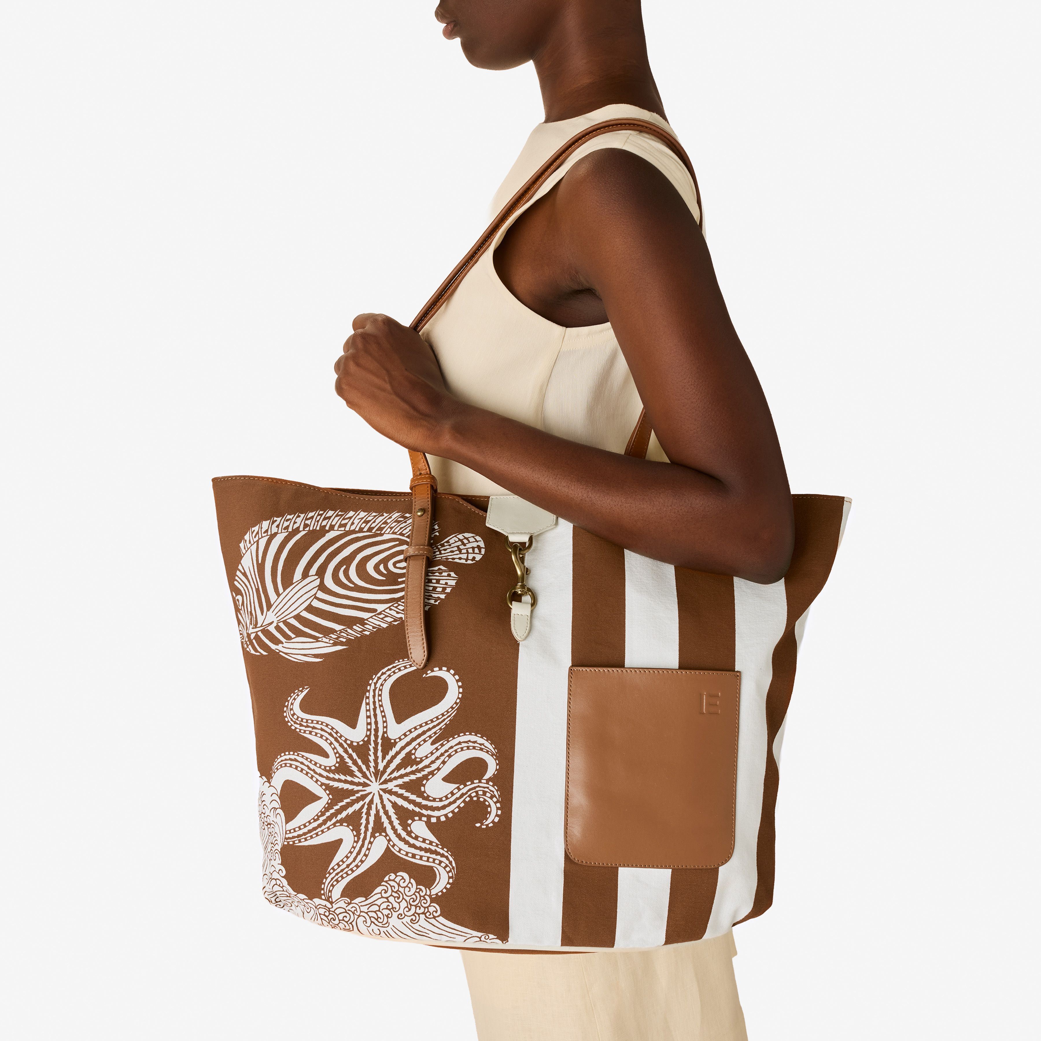 Sac Soft Shopping - Poseidon - Marron