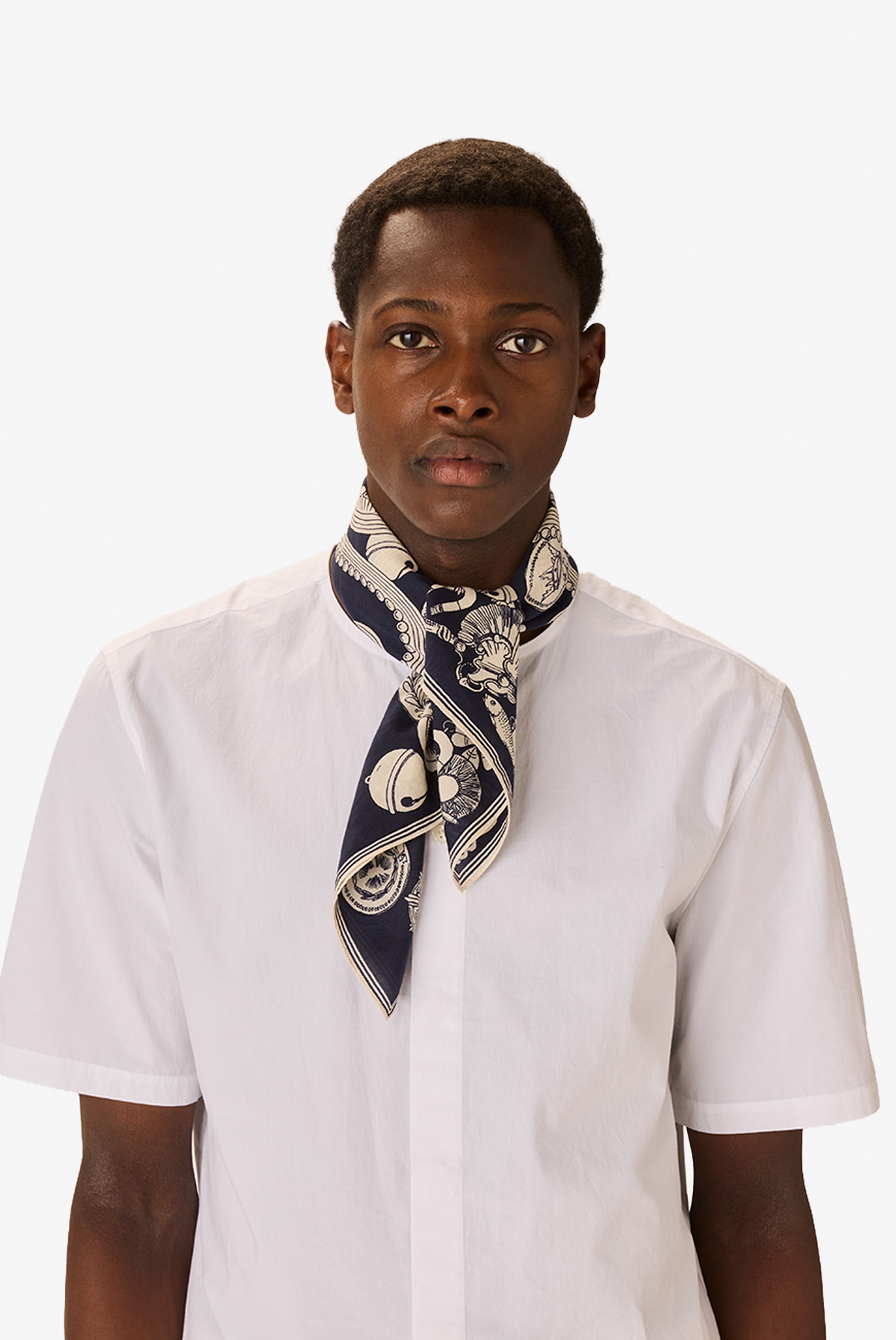 Carré 65 - Octopus - Bleu Marine