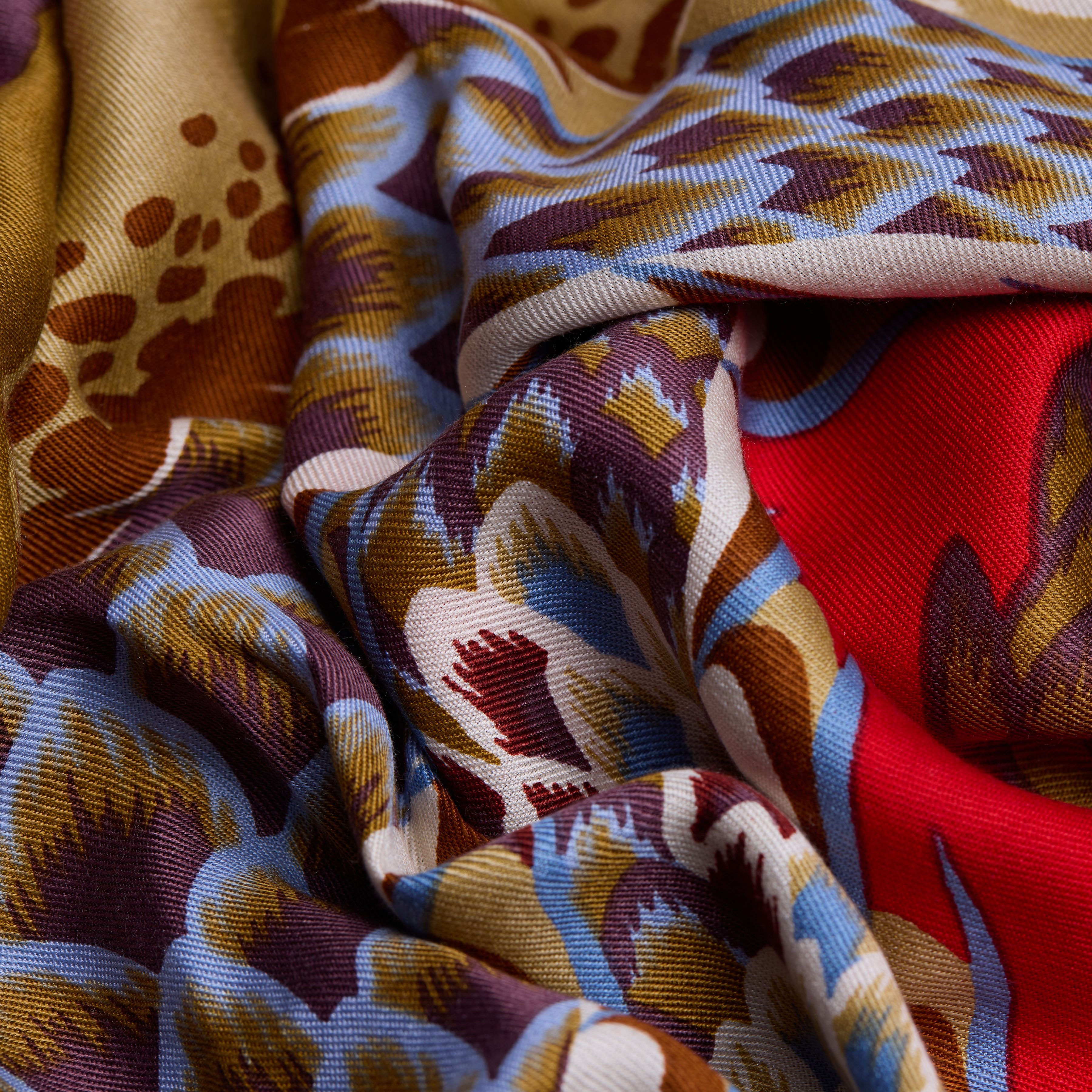 Square 100 - Croco - Red