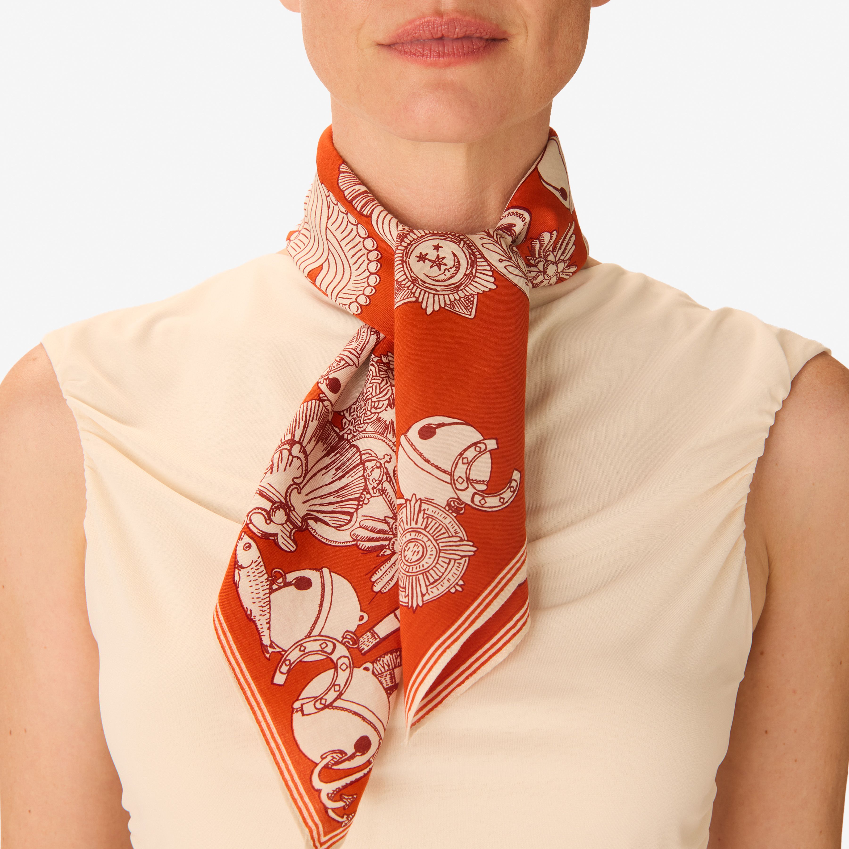 Square 65 - Octopus - Red