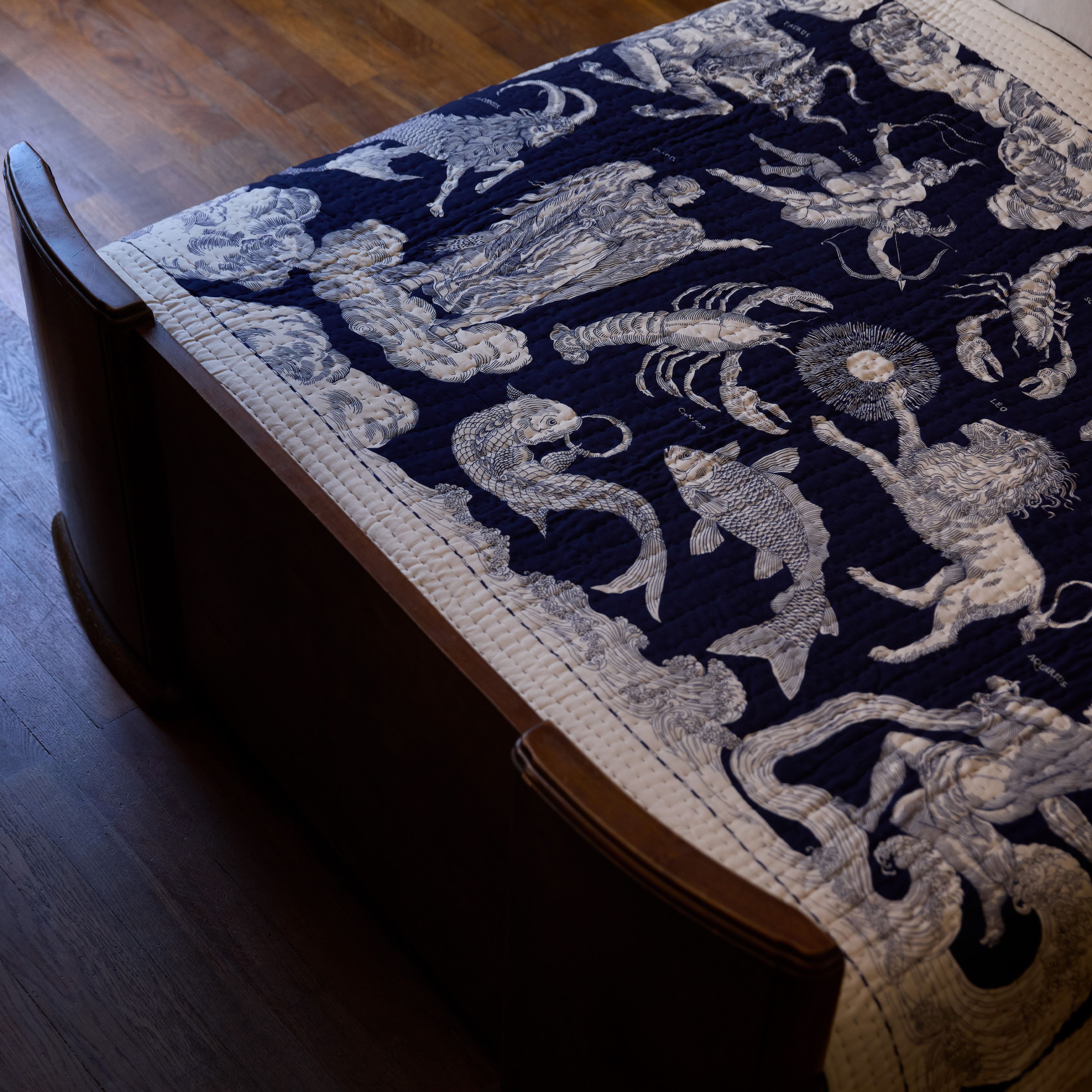 Quilted Cover 140 - Astrologie - Navy